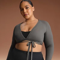 NikeSKIMS Weightless Layers Women's Long-Sleeve Wrap Top