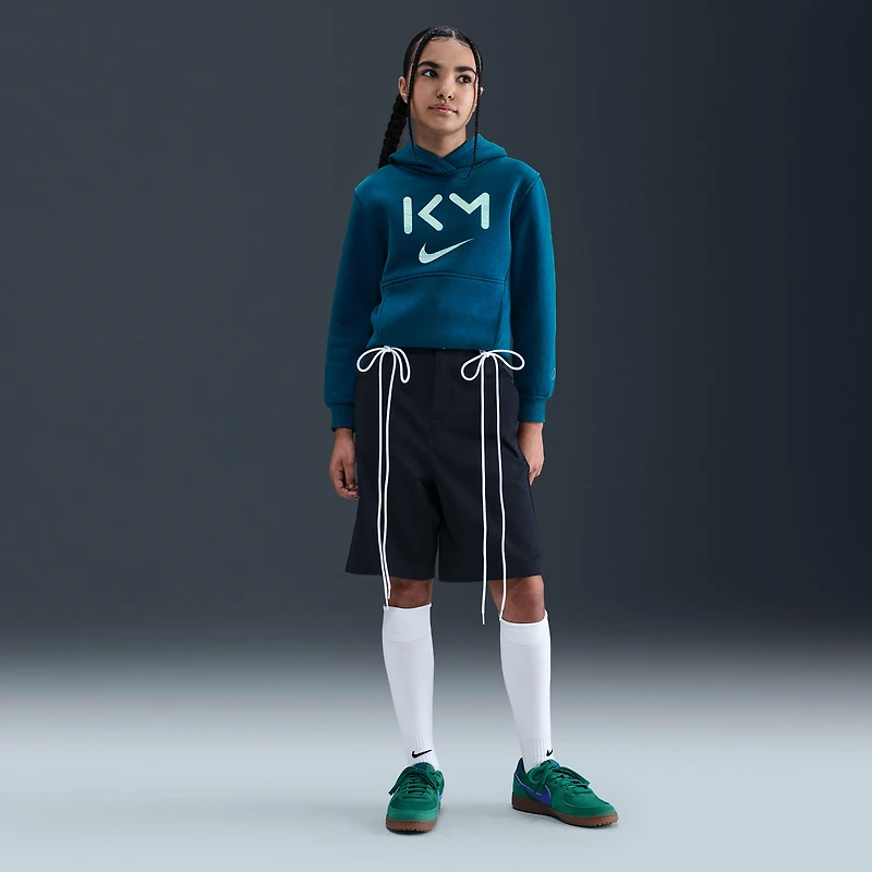 Kylian Mbappé Club Fleece Big Kids' Nike Dri-FIT Soccer Hoodie