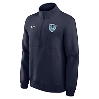 Nike College Club Fleece (Howard University) Men's 1/4 Zip Top
