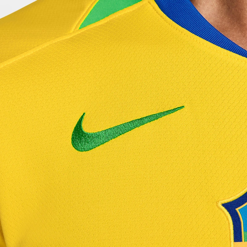 Brazil 2025 Stadium Home (Women's Team) Men's Nike Dri-FIT Soccer Replica Jersey
