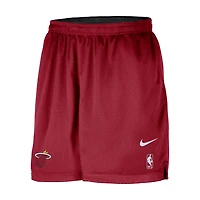 Miami Heat Courtside Men's Nike NBA Mesh Practice Shorts