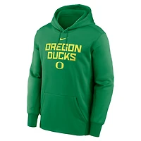 Oregon Team Stacked Men’s Nike Therma College Pullover Hoodie
