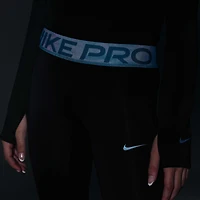 Nike Pro Big Kids' (Girls') Dri-FIT Leggings with Shine Accents
