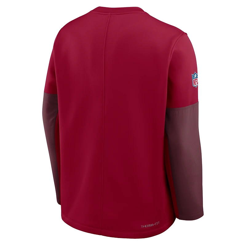 Washington Commanders Scripted To Win Sideline Coach Men's Nike Therma-FIT NFL Long-Sleeve T-Shirt