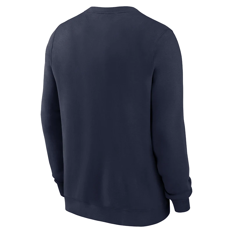 Arizona Wildcats Arched Seal Men's Nike College Pullover Crew