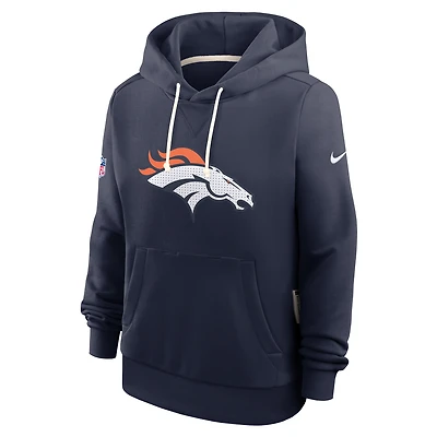 Denver Broncos Sideline Women's Nike Dri-FIT NFL Pullover Hoodie