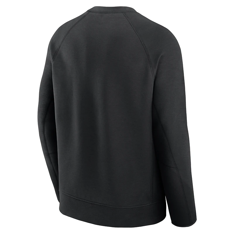 New York Mets Tech Fleece Men's Nike MLB Pullover Crew