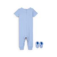 Nike Baby Rib Knit Romper and Socks Set