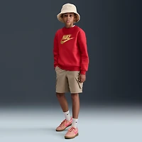 Nike Sportswear Club Fleece Big Kids' Crew-Neck Sweatshirt