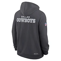 Dallas Cowboys Initial Home Sideline Men's Nike Dri-FIT NFL Pullover Hoodie