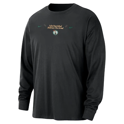Boston Celtics Courtside Men's Nike NBA Max90 Long-Sleeve T-Shirt