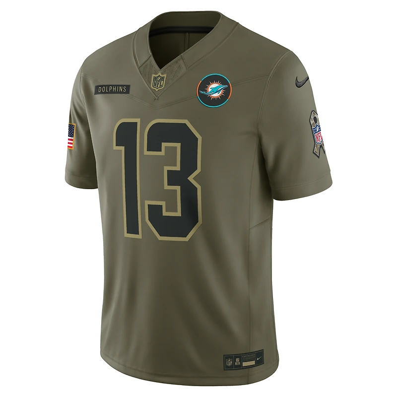 Dan Marino Miami Dolphins Salute to Service Retired Men's Nike Dri-FIT NFL Limited Jersey