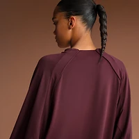 NikeSKIMS Airy Women's Oversized V-Neck Long-Sleeve Top