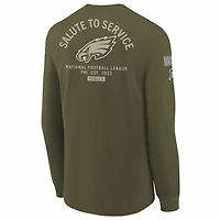 Philadelphia Eagles Salute to Service Sideline Big Kids’ Nike NFL Long-Sleeve T-Shirt