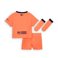 FC Barcelona 2025/26 Stadium Third Baby/Toddler Nike Total 90 Soccer Replica 3-Piece Kit