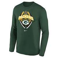 Green Bay Packers Legend Icon Big Kids' Nike Dri-FIT NFL Long-Sleeve T-Shirt