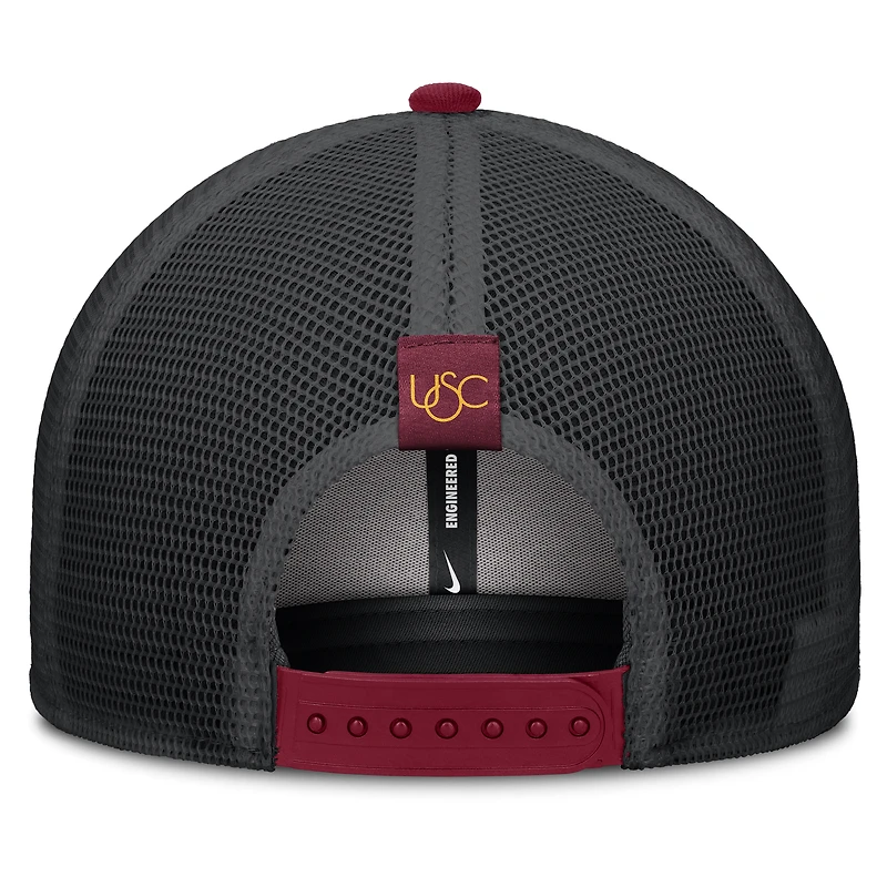 USC Legacy Arch Rise Men's Nike Dri-FIT College Trucker Adjustable Hat
