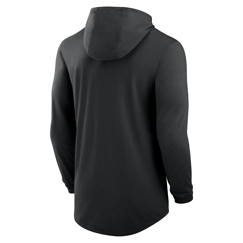 Ohio State Campus Arch Men's Nike Dri-FIT College Long-Sleeve Hooded T-Shirt