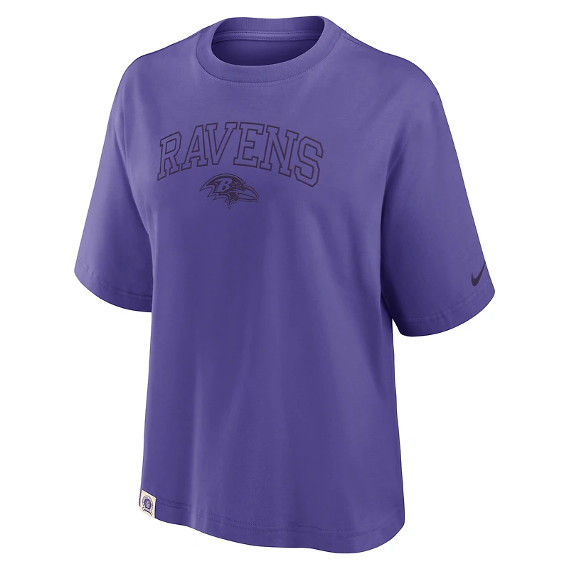 Baltimore Ravens Arch Boxy Women's Nike NFL T-Shirt