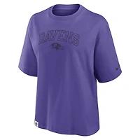 Baltimore Ravens Arch Boxy Women's Nike NFL T-Shirt