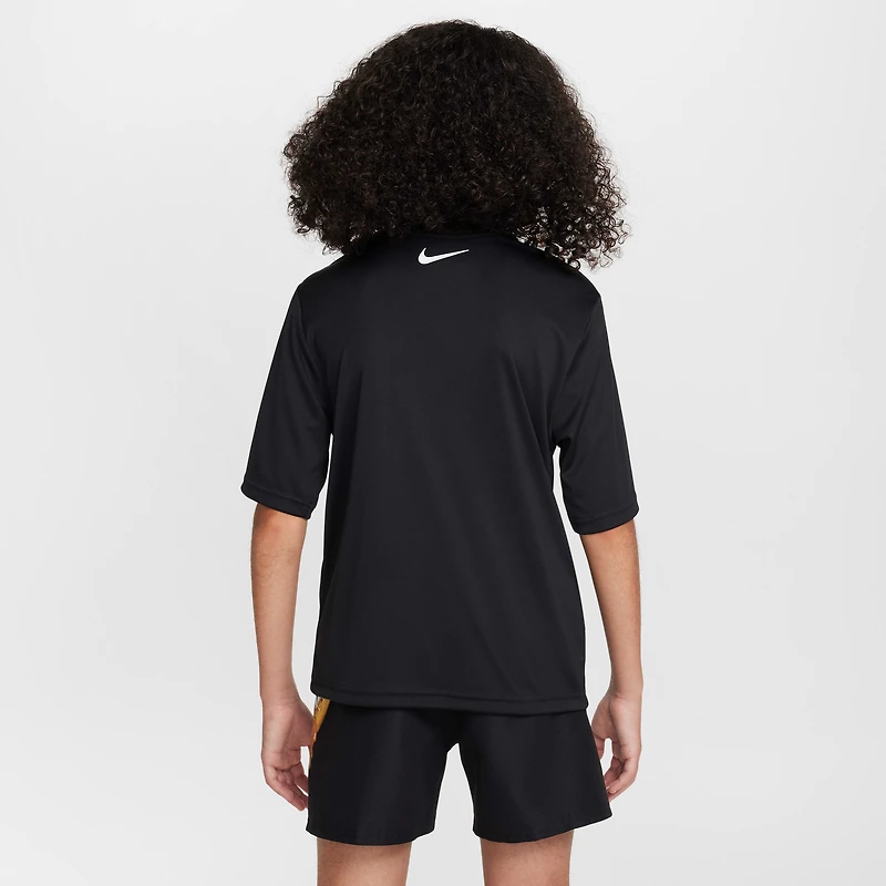 Nike Swim Hydroguard Big Kids' (Boys') Dri-FIT Short-Sleeve Top