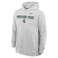 Michigan State Sideline Men's Nike Dri-FIT College Pullover Hoodie