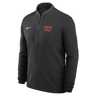 Washington Commanders Logo Victory Men's Nike Dri-FIT NFL 1/2-Zip Long-Sleeve Top