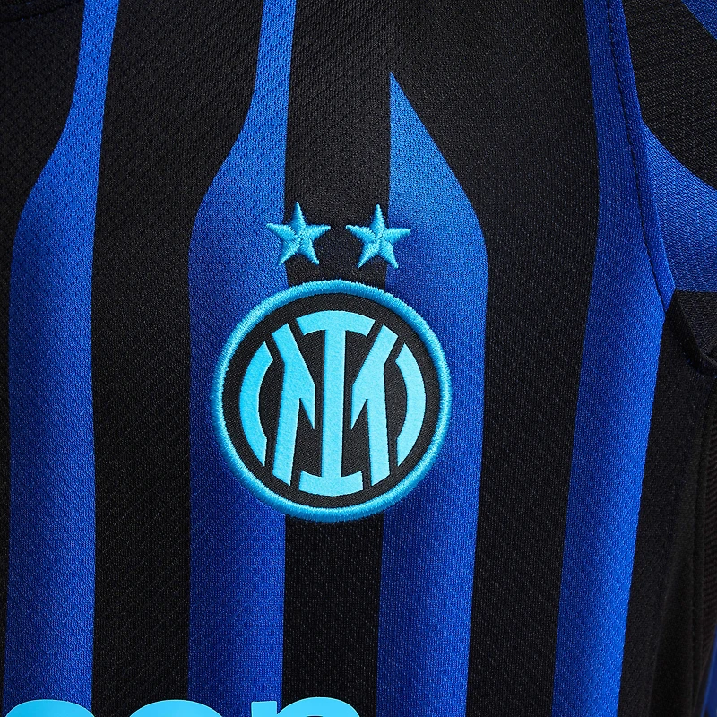 Inter Milan 2025/26 Stadium Home Big Kids' Nike Dri-FIT Soccer Replica Jersey