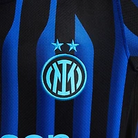Inter Milan 2025/26 Stadium Home Big Kids' Nike Dri-FIT Soccer Replica Jersey