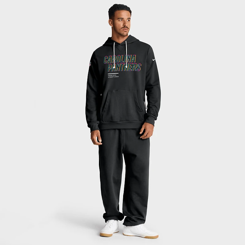 Carolina Panthers Crucial Catch Sideline Men's Nike Dri-FIT NFL Pullover Hoodie