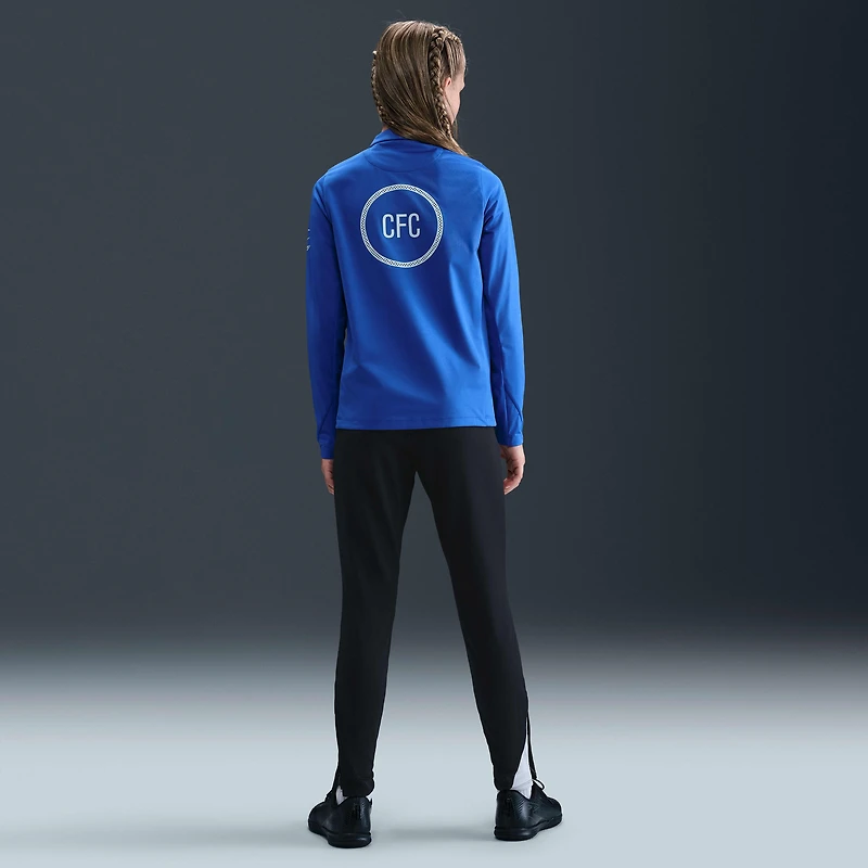 Chelsea FC Strike Third Big Kids' Nike Dri-FIT Total 90 Soccer Knit Drill Top