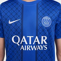 Paris Saint-Germain Academy Pro Home Big Kids' Nike Dri-FIT Soccer Pre-Match Short-Sleeve Top
