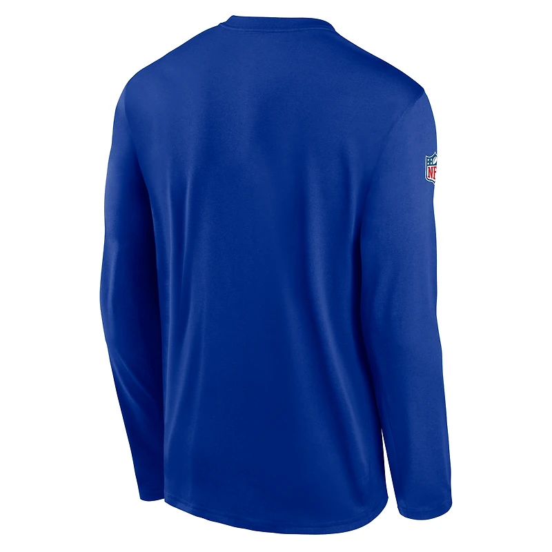 Seattle Seahawks Alt Legend Small Logo Men's Nike Dri-FIT NFL Long-Sleeve T-Shirt