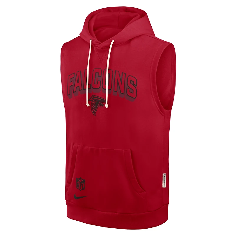 Atlanta Falcons Sideline Men's Nike Dri-FIT NFL Sleeveless Pullover Hoodie