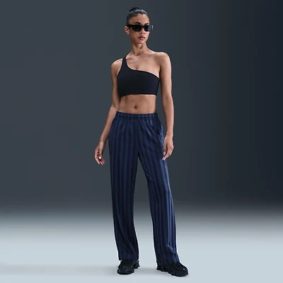 Nike Sportswear Women's Mid-Rise Loose Jacquard Striped Track Pants