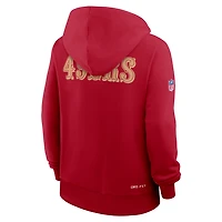 San Francisco 49ers Sideline Women's Nike Dri-FIT NFL Pullover Hoodie