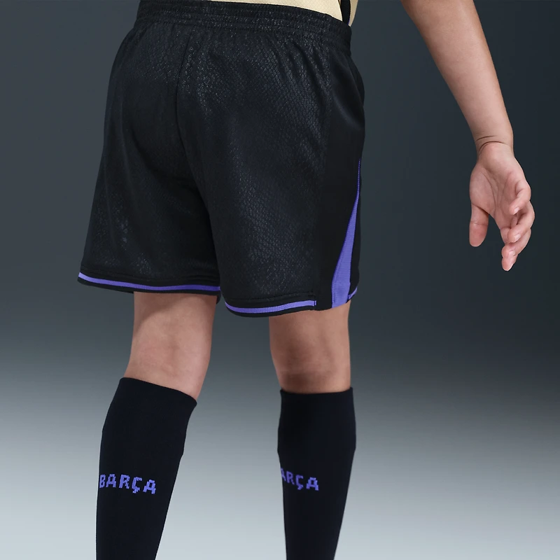 FC Barcelona 2025/26 Stadium Away Little Kids' Kobe Soccer Replica 3-Piece Kit