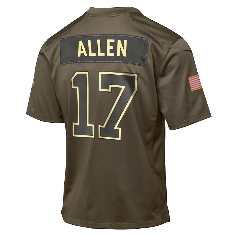 Josh Allen Buffalo Bills Salute to Service Big Kids’ Nike NFL Game Jersey