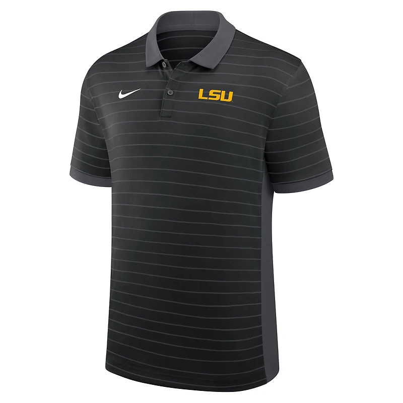 LSU Sideline Victory Stripe Men's Nike Dri-FIT College Polo
