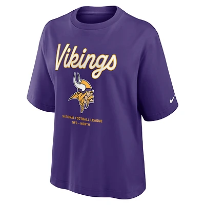 Minnesota Vikings Boxy Women's Nike NFL T-Shirt