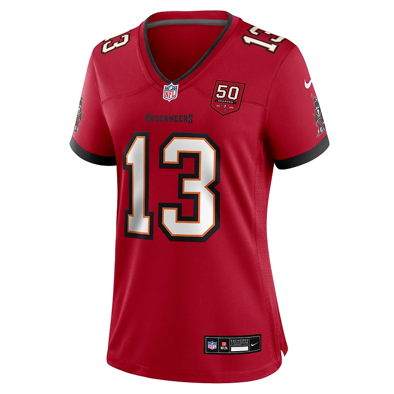 Baker Mayfield Tampa Bay Buccaneers 50th Anniversary Women’s Nike NFL Game Jersey