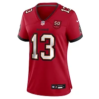 Baker Mayfield Tampa Bay Buccaneers 50th Anniversary Women’s Nike NFL Game Jersey