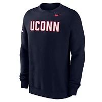 UConn Club Fleece Men's Nike College Crew-Neck Sweatshirt