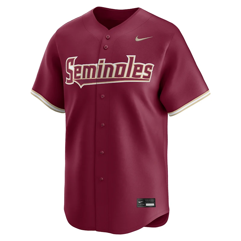Florida State Seminoles Men's Nike College Limited Baseball Jersey