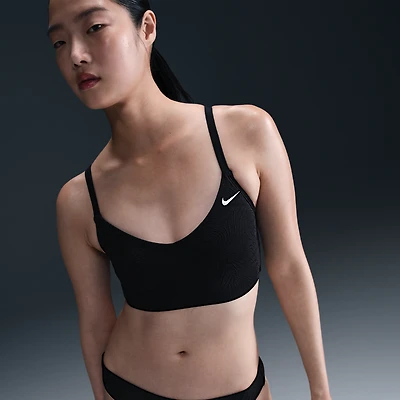 Nike Swim Water Texture Women's V-Neck Midkini