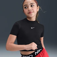 Nike Pro Girls' Dri-FIT Short-Sleeve Top