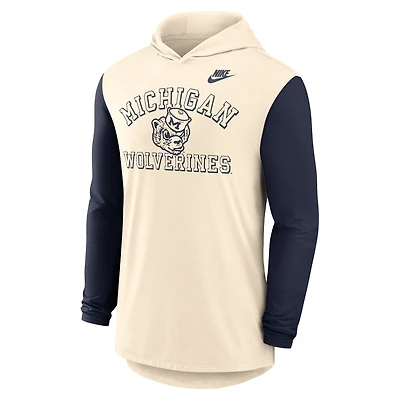 Michigan Legacy Men's Nike Dri-FIT College Long-Sleeve Hooded T-Shirt