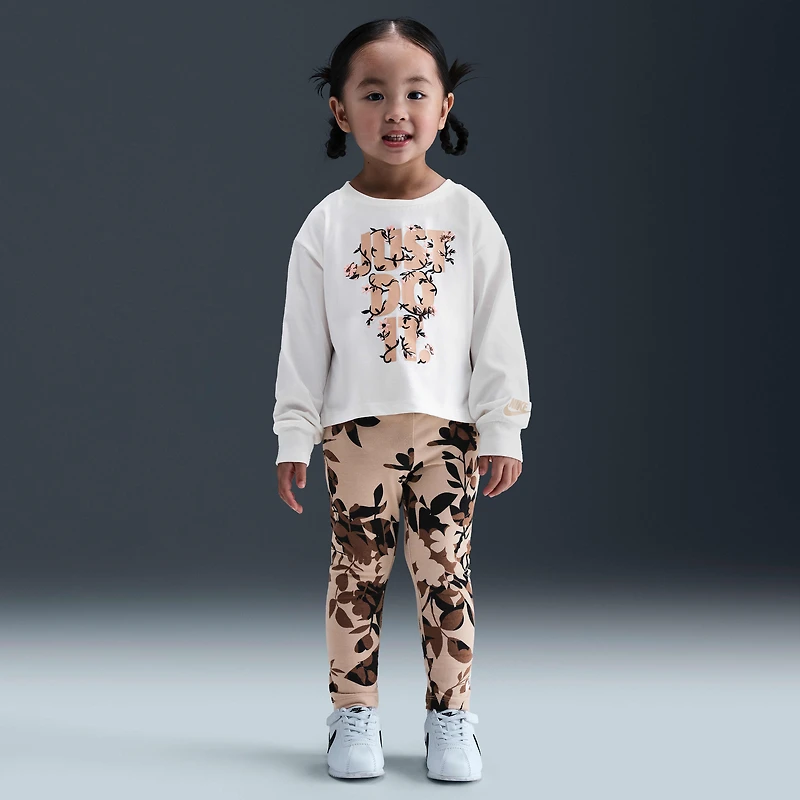 Nike Toddler Printed Club Long Sleeve T-Shirt and Leggings Set