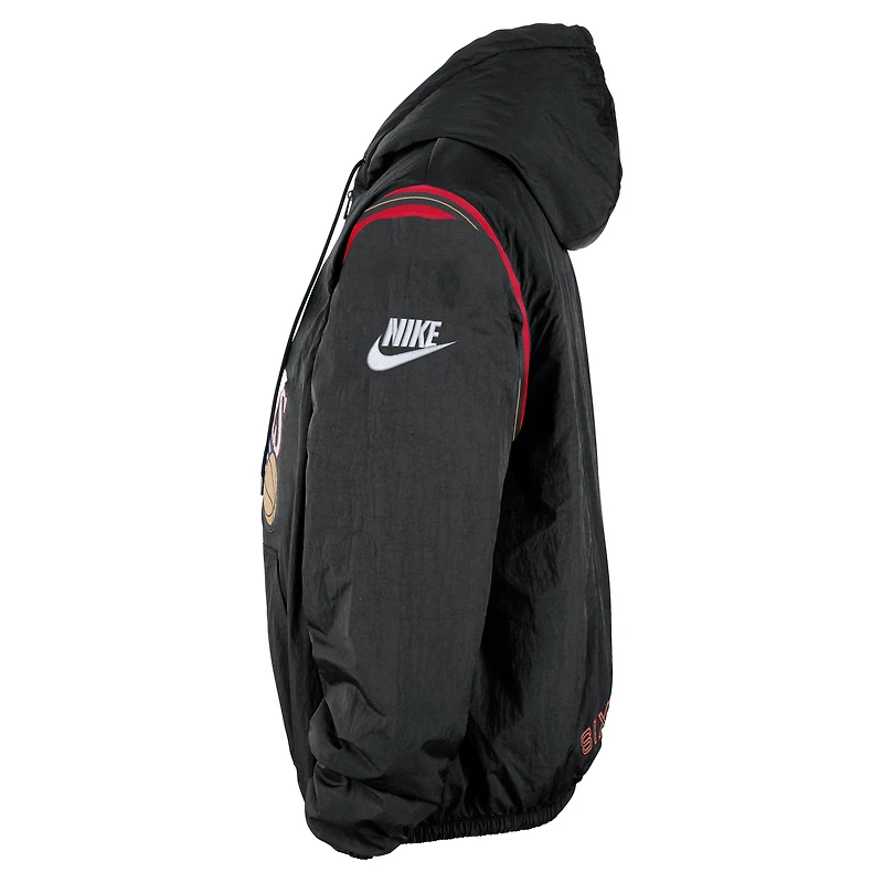 Philadelphia 76ers Hardwood Clasics Men's Nike Therma-FIT NBA 1/2-Zip Hoodie