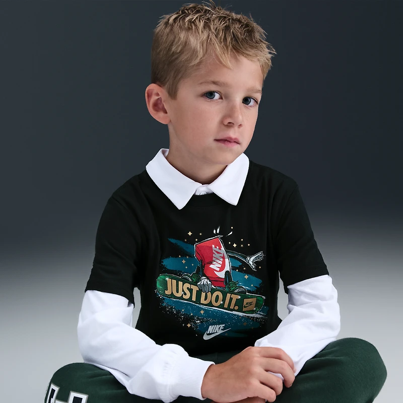 Nike Little Kids' Snowboard Boxy T-Shirt